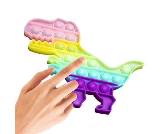 Антистресс Sibelly антистресс Pop It Dino Glow in Dark (SB-PPIT-DN-GD), изображение 3 Антистресс Sibelly антистресс Pop It Dino Glow in Dark (SB-PPIT-DN-GD), изображение 3