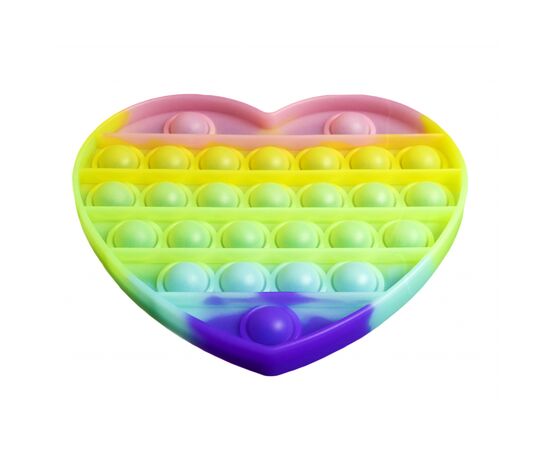 Антистресс Sibelly антистресс Pop It Heart Glow in Dark (SB-PPIT-HRT-GD), изображение 5 Антистресс Sibelly антистресс Pop It Heart Glow in Dark (SB-PPIT-HRT-GD), изображение 5