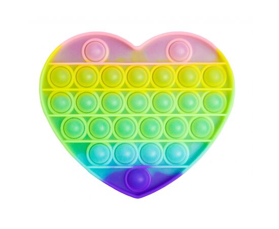 Антистрес Sibelly антистрес Pop It Heart Glow in Dark (SB-PPIT-HRT-GD)