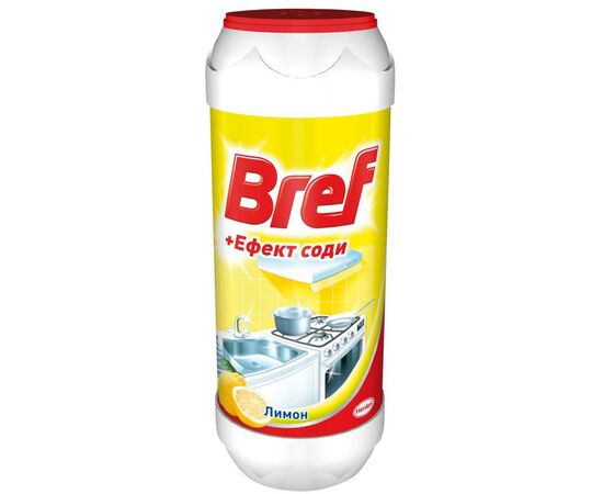 Порошок для чищення кухні Bref Ефект соди Лимон 500 г (9000100254953)