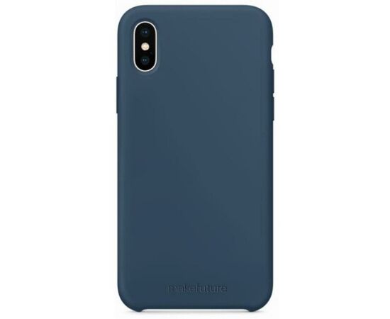 Чехол для моб. телефона MakeFuture Silicone Case Apple iPhone X Blue (MCS-AIXBL)