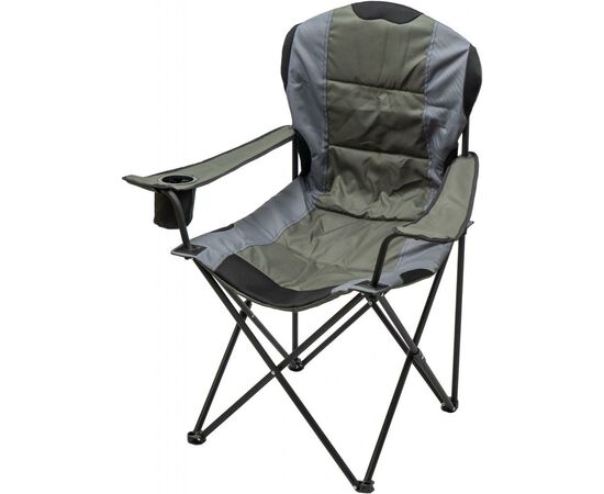 Крісло складане NeRest NR-34 Турист Grey/Khaki (4820211100506HAKIG)