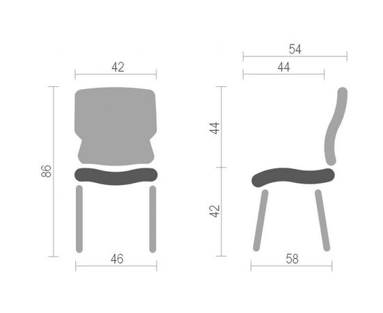 Кухонный стул Аклас Пекин CH Желтый (15978), изображение 4