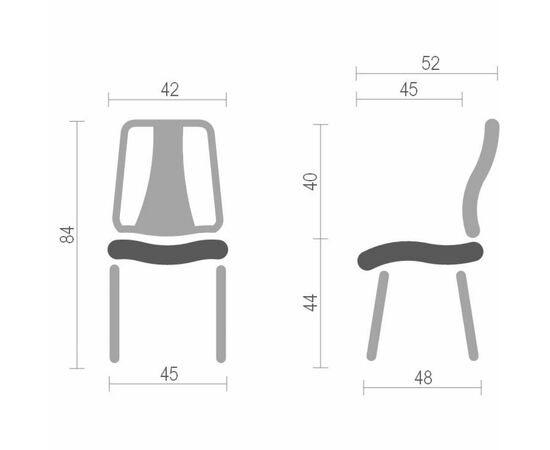 Кухонный стул Аклас Ристретто PL Красный (16043), изображение 4