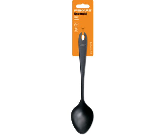 Ложка поварская Fiskars Essential 29.5 см (1023804), изображение 3 Ложка поварская Fiskars Essential 29.5 см (1023804), изображение 3