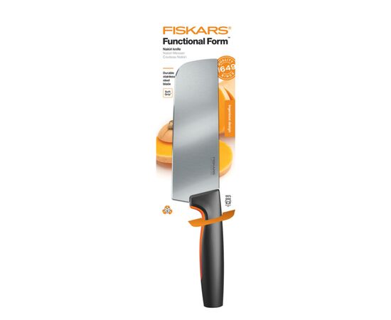 Кухонный нож Fiskars Nakiri Functional Form 15,8 cm (1057537), изображение 4 Кухонный нож Fiskars Nakiri Functional Form 15,8 cm (1057537), изображение 4