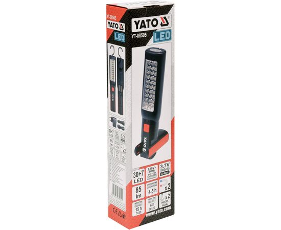 Ліхтар Yato акумуляторний (YT-08505), зображення 4 Ліхтар Yato акумуляторний (YT-08505), зображення 4