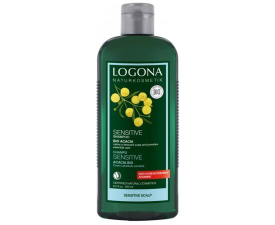 Шампунь Logona для сухой чувствительной кожи головы Акация 250 мл (4017645044739)