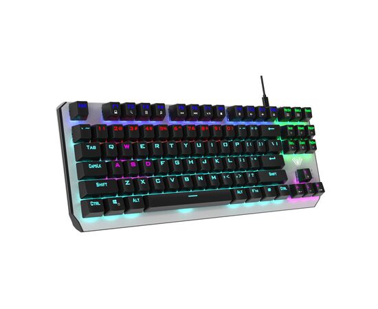 Клавиатура Aula Aegis Mechanical Keyboard EN/RU Blue switch (6948391240282), изображение 2 Клавиатура Aula Aegis Mechanical Keyboard EN/RU Blue switch (6948391240282), изображение 2
