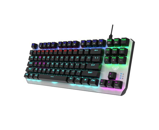 Клавиатура Aula Aegis Mechanical Keyboard EN/RU Blue switch (6948391240282), изображение 3 Клавиатура Aula Aegis Mechanical Keyboard EN/RU Blue switch (6948391240282), изображение 3