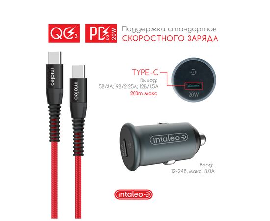 Зарядний пристрій Intaleo CCGQPD120T (1283126509957), зображення 6 Зарядний пристрій Intaleo CCGQPD120T (1283126509957), зображення 6