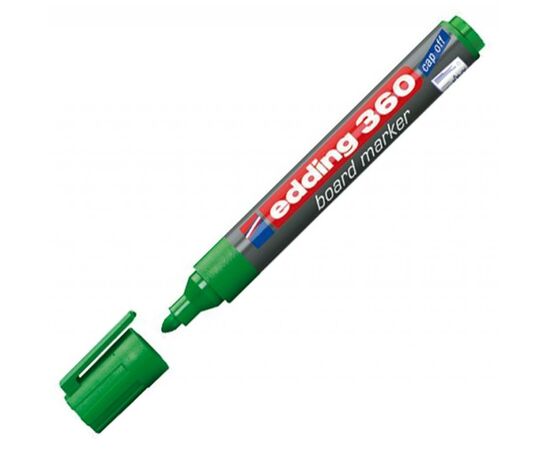 Маркер Edding Board e-360 1,5-3 мм, round tip, green (360/04)