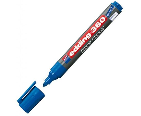Маркер Edding Board e-360 1,5-3 мм, round tip, blue (360/03) Маркер Edding Board e-360 1,5-3 мм, round tip, blue (360/03)