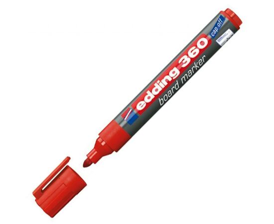 Маркер Edding Board e-360 1,5-3 мм, round tip, red (360/02)