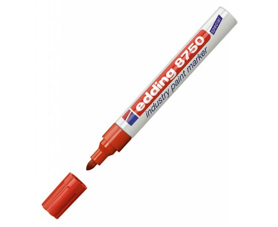 Маркер Edding Industry Paint e-8750 2-4 мм(for dusty surfaces) red (8750/02)