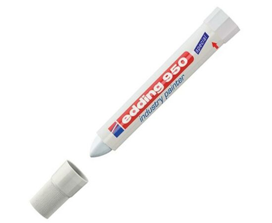 Маркер Edding Industry Painter e-950 10мм(for rough surfaces) white (950/11)