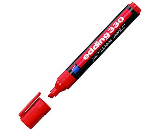 Маркер Edding Permanent e-300 1,5-3 мм, round tip, waterproof, red (300/02)