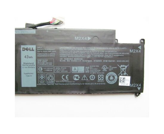 Аккумулятор для ноутбука Dell Latitude E7370 P63NY, 43Wh (5381mAh), 4cell, 7.6V, Li-ion (A47223), изображение 2 Аккумулятор для ноутбука Dell Latitude E7370 P63NY, 43Wh (5381mAh), 4cell, 7.6V, Li-ion (A47223), изображение 2