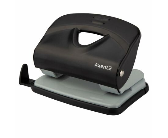 Дырокол Axent Exakt-2 металлический, 20арк, черный (3920-01-A)