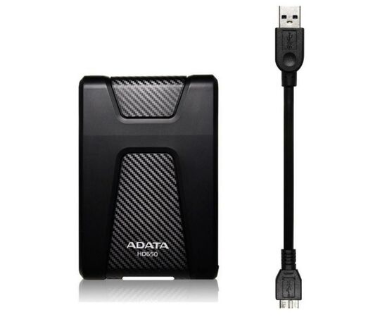 Внешний жесткий диск 2.5" 5TB ADATA (AHD650-5TU31-CBK), изображение 4 Внешний жесткий диск 2.5" 5TB ADATA (AHD650-5TU31-CBK), изображение 4