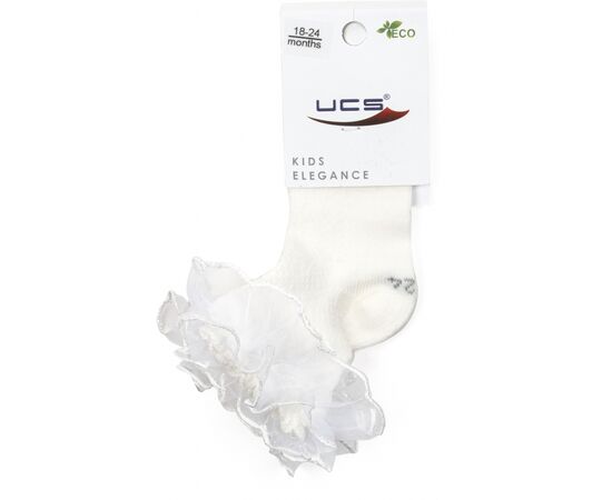 Носки UCS Socks с рюшами (M0C0102-2022-12-cream), изображение 2 Носки UCS Socks с рюшами (M0C0102-2022-12-cream), изображение 2