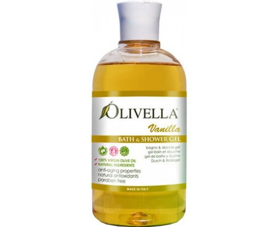 Гель для душа Olivella Ваниль на основе оливкового масла Olivella 500 мл (764412204134)