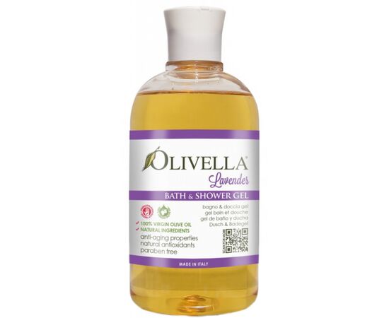 Гель для душа Olivella Лаванда на основе оливкового масла 500 мл (764412204110)