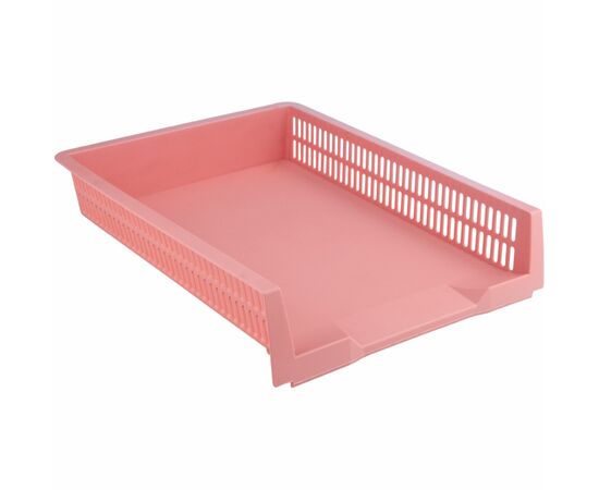 Лоток для бумаг Axent горизонтальный Pastelini 330х263х67 мм розовый (4040-10-A)
