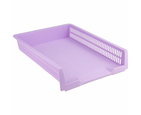 Лоток для бумаг Axent горизонтальный Pastelini 330х263х67 мм сиреневый (4040-36-A)