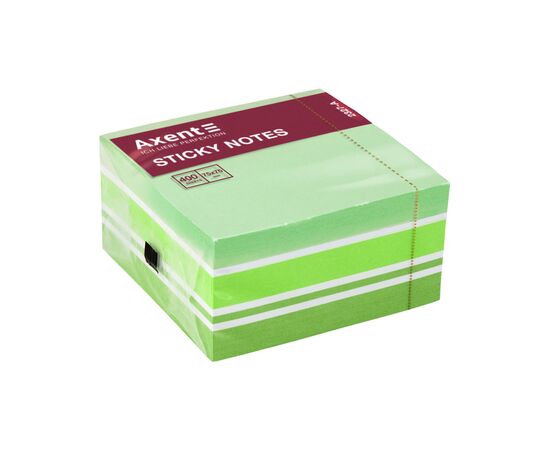Бумага для заметок Axent с липким слоем 75x75 мм 400 листов Ассорти (2327-71-A), изображение 2