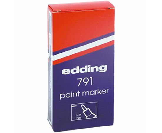 Маркер Edding для оформительных работ Paint 1-2 мм Синий (e-791/03), изображение 2 Маркер Edding для оформительных работ Paint 1-2 мм Синий (e-791/03), изображение 2