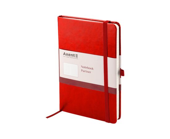 Блокнот Axent Partner Lux, 125х195, 96л, кл, красный (8202-06-A), изображение 2 Блокнот Axent Partner Lux, 125х195, 96л, кл, красный (8202-06-A), изображение 2