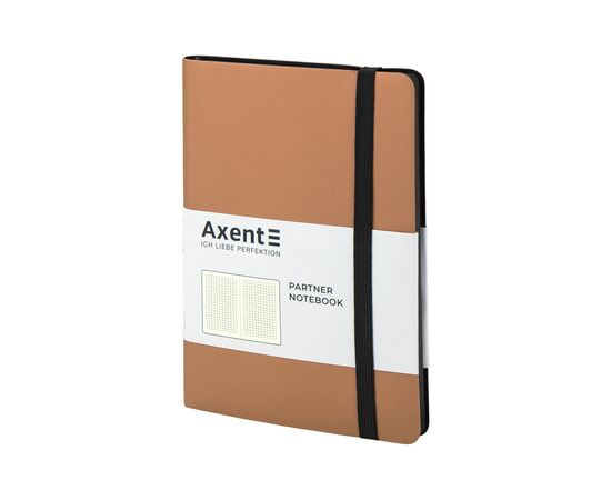 Блокнот Axent Partner Soft, 125х195, 96л, клет, золотой (8206-35-A), изображение 2 Блокнот Axent Partner Soft, 125х195, 96л, клет, золотой (8206-35-A), изображение 2