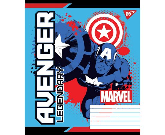 Зошит Yes А5 Avengers. Legends 12 аркушів, клітинка 25 шт (765351)