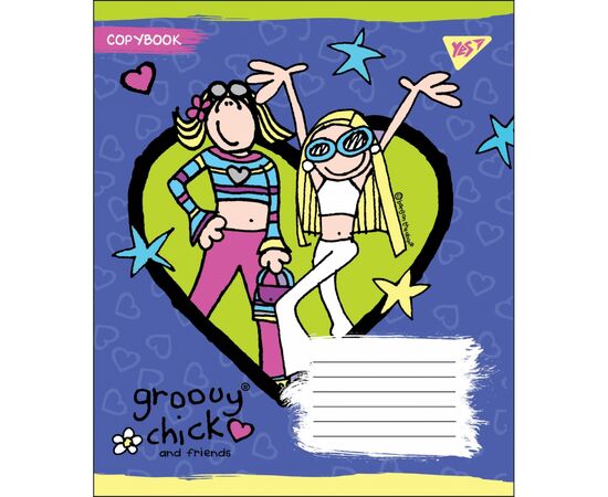 Тетрадь Yes А5 GROOVY CHICK 12 листов, линия (764501), изображение 2 Тетрадь Yes А5 GROOVY CHICK 12 листов, линия (764501), изображение 2