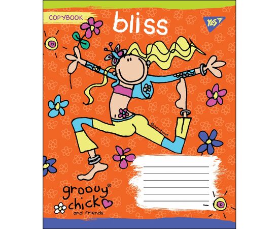 Тетрадь Yes А5 GROOVY CHICK 12 листов, линия (764501), изображение 4 Тетрадь Yes А5 GROOVY CHICK 12 листов, линия (764501), изображение 4