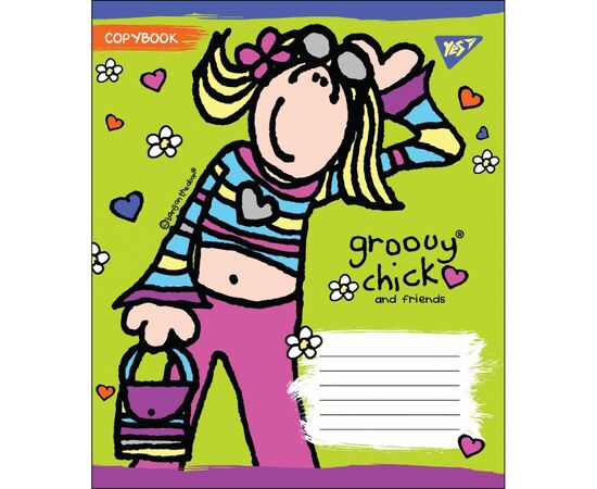 Тетрадь Yes А5 GROOVY CHICK 12 листов, линия (764501), изображение 5 Тетрадь Yes А5 GROOVY CHICK 12 листов, линия (764501), изображение 5