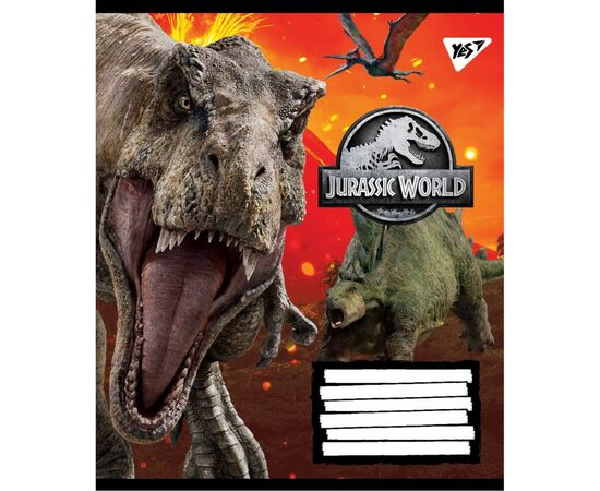 Зошит Yes А5 Jurassic World. Genetic failure 12 аркушів, лінія (765360)