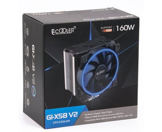 Кулер для процессора PcСooler GI-X5B V2, изображение 9 Кулер для процессора PcСooler GI-X5B V2, изображение 9