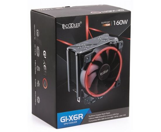 Кулер до процесора PcСooler GI-X6R, зображення 7 Кулер до процесора PcСooler GI-X6R, зображення 7