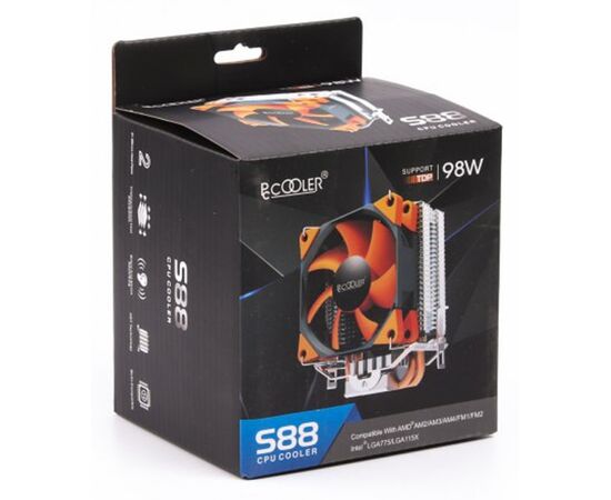 Кулер для процессора PcСooler S88, изображение 8 Кулер для процессора PcСooler S88, изображение 8