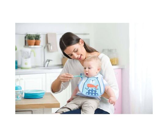 Слюнявчик Chicco Weaning Bib 3 шт. розовый (16301.10), изображение 2 Слюнявчик Chicco Weaning Bib 3 шт. розовый (16301.10), изображение 2
