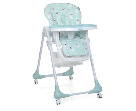 Стульчик для кормления Bambi M 3233 puppy boy blue