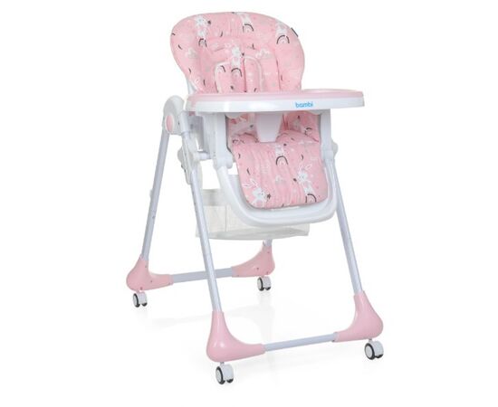Стілець для годування Bambi M 3233 rabbit gilr pink