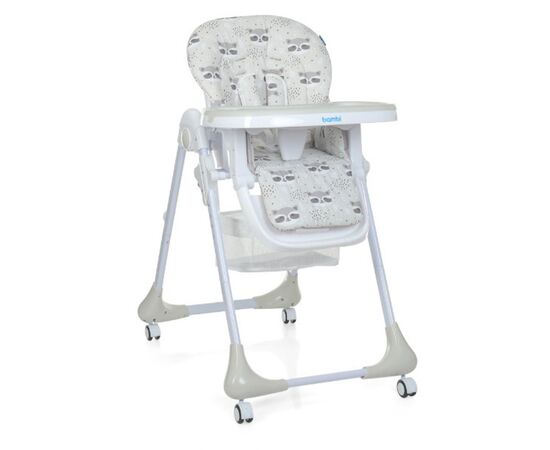 Стілець для годування Bambi M 3233 raccoon grey