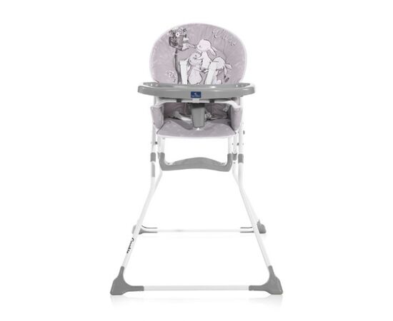 Стульчик для кормления Lorelli COOKIE grey rabbits, изображение 2 Стульчик для кормления Lorelli COOKIE grey rabbits, изображение 2