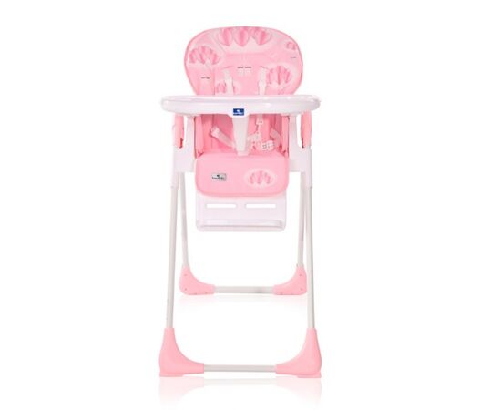 Стульчик для кормления Lorelli CRYSPI pink hearts, изображение 2 Стульчик для кормления Lorelli CRYSPI pink hearts, изображение 2
