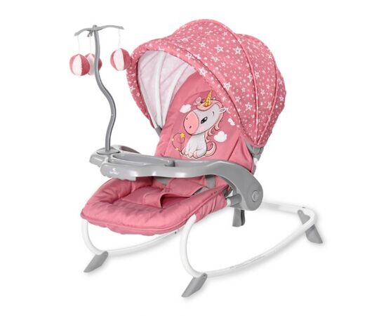Крісло-гойдалка Lorelli DREAM TIME rose velvet