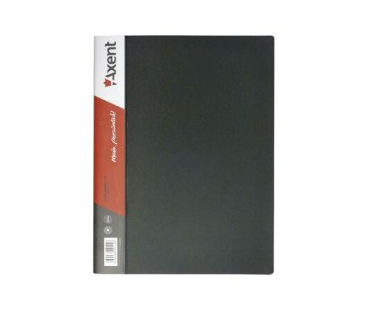 Папка с зажимом Axent А4, black (1301-01-А)