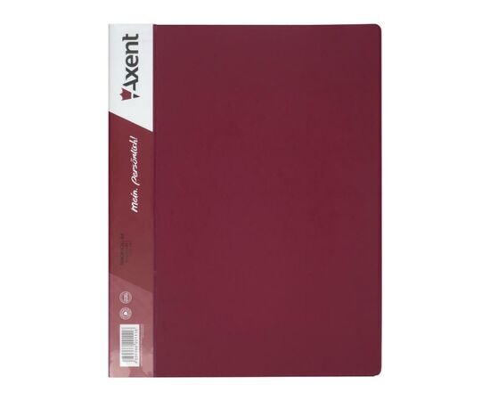 Папка-швидкозшивач Axent А4, burgundy (1304-04-А)